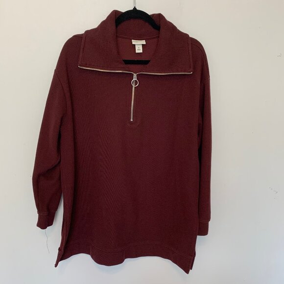 ๐ฑ 5 for $10. AVA & VIV CRANBERRY PULLOVER SWEATER SIZE 1X - Picture 1 of 6